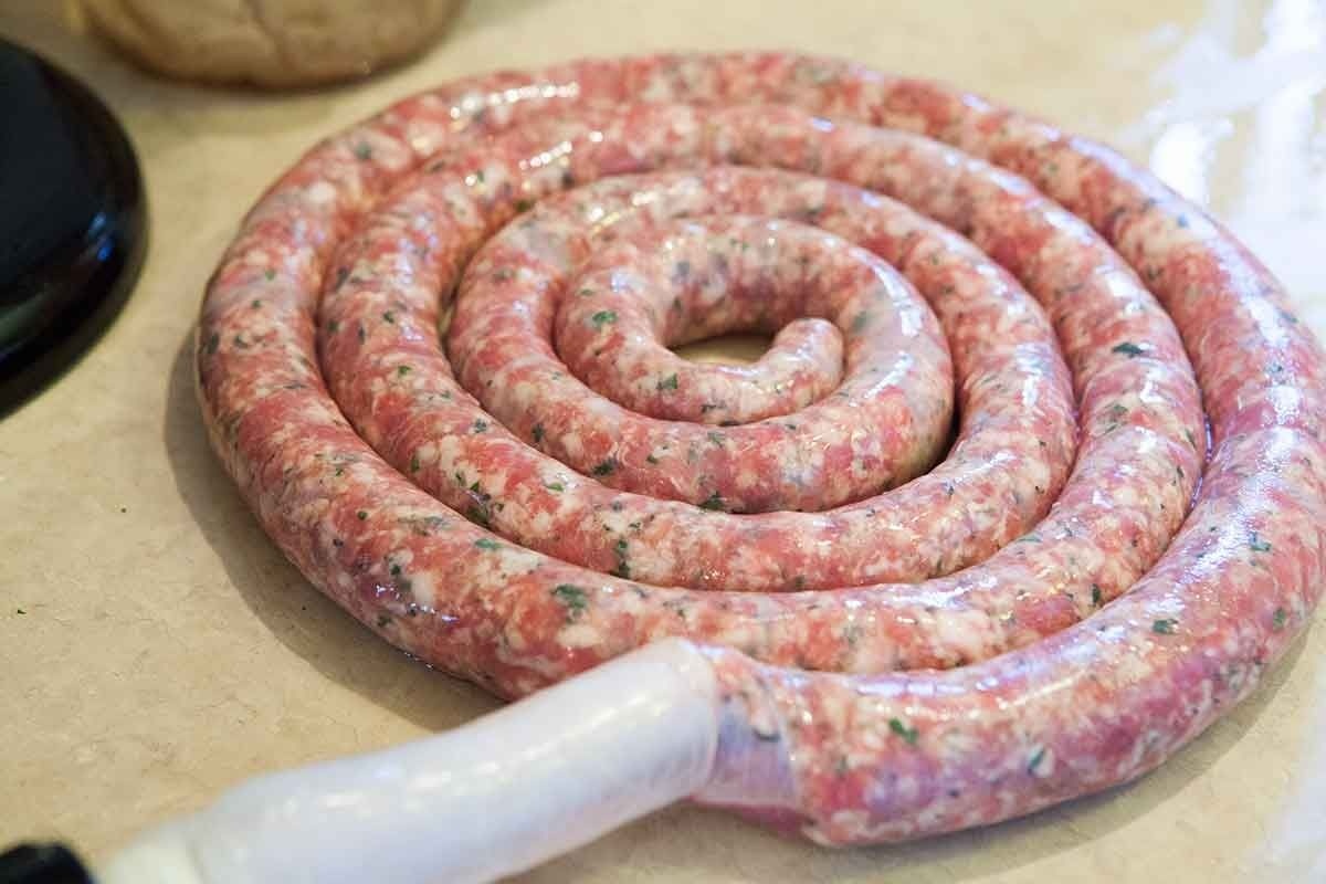 домашняя колбаса